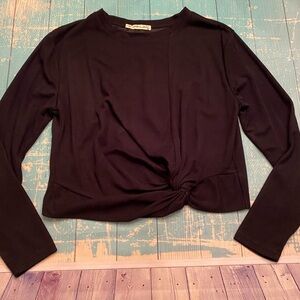 Black Long Sleeve Top